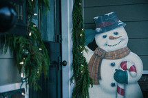 snowman Christmas decor 