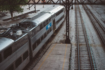 Metra Train and Tracks