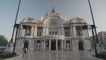 Palacio de Bellas Artes (Palace of Fine Arts) Art Nouveau Neoclassical Architecture in the Morning Mexico City
