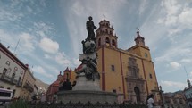 Basílica Colegiata de Nuestra Señora de Guanajuato Historic Church and Monumento a La Paz Guanajuato, Mexico