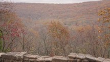 Devil's Den State Park CCC Scenic Overlook Autumn Fall Foliage Vibrant Colors Arkansas USA
