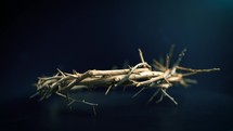 A crown of thorns spinning