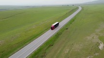 Cargo Truck Aerial