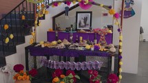 Day of The Dead Dia de los Muertos Altar Commemorating a Deceased People in Oaxaca, Mexico
