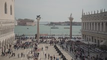 The Piazzetta di San Marco is an open space connecting the south side of the Piazza San Marco or St Mark's Square to the Venice lagoon.