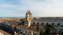 Top view of Catania City