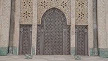 Mosquée Hassan II Mosque Moorish Architecture and Details Casablanca, Morocco