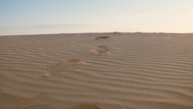 Sandy Dune Waves At sunset 
