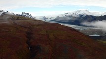 Glacier aerial view