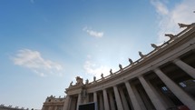 Colonnade of San Pietro. Vatican Rome.