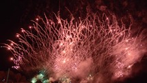 Christmas fireworks Show in Australia 