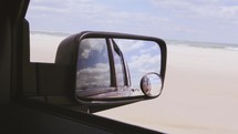 driving on a beach 