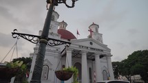 Kota Lama Semarang Old Town Preserved Colonial City Centre - Blenduk Protestant Church in Western Indonesia Immanuel