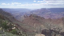 Grand Canyon National Park Arizona with its layered bands of red rock revealing millions of years of geological history