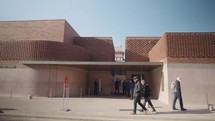 The Musée Yves Saint Laurent Museum Exterior Marrakesh, Morocco