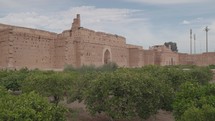 El Badi Ruined Palace Moroccan Architecture and Culture Built in 1578 Marrakesh, Morocco