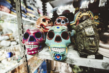 skulls for day of the dead 