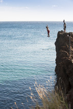 cliff jumping 