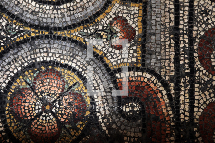 mosaic tile detail