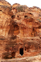 cave in Petra Jordan