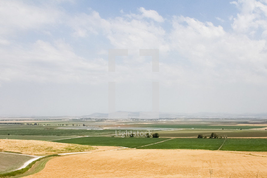 A view of the valley of Armageddon from Megiddo.