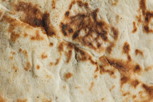 unleavened bread closeup 