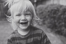 smiling toddler boy