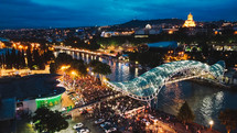 Georgia Protest Aerial View