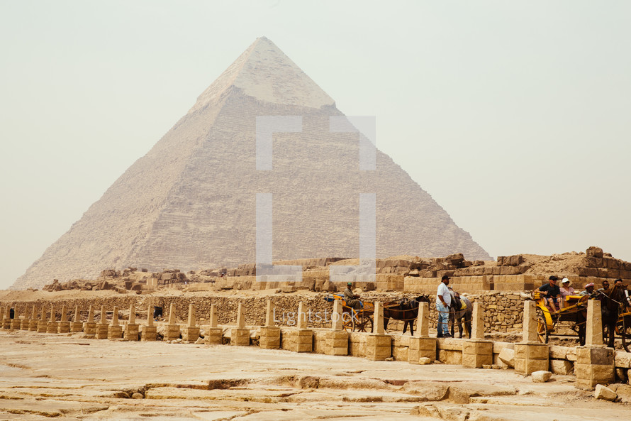 Giza, Egypt pyramids 