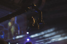 video camera on a cam crane 
