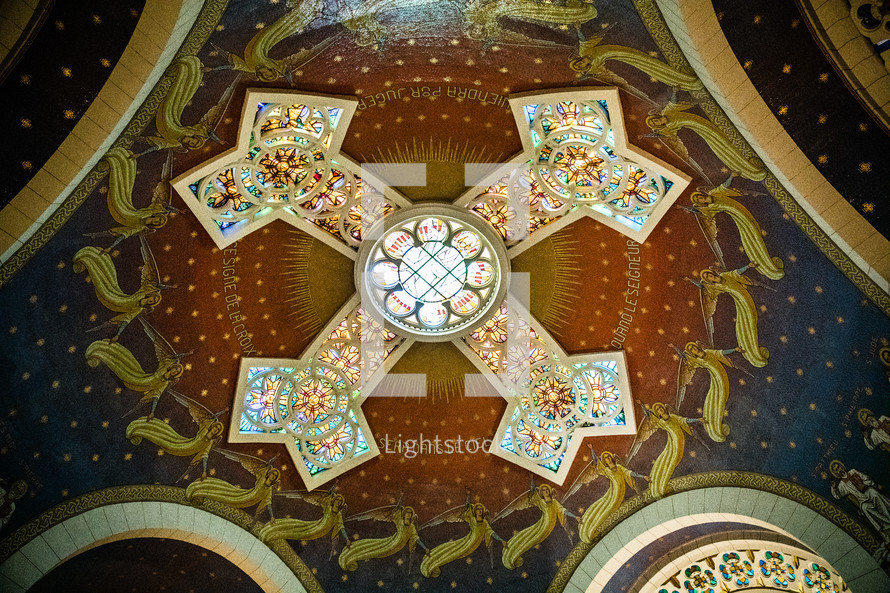 ornate dome in the holy land 