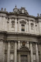 ornate detail on an European building 