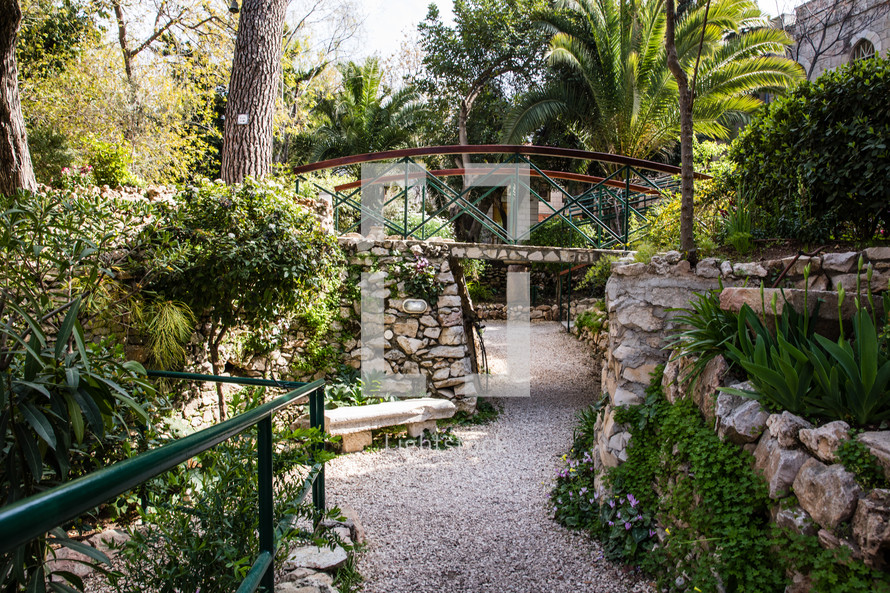 garden path in the Holy land 