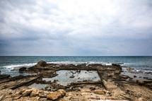 tide pool in Israel shore 