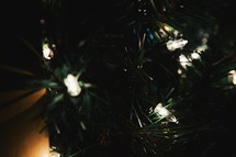 garland and Christmas lights
