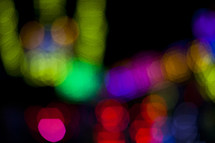 Colorful blurred lights.