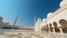 Sheik Zayed Grand Mosque In Dubai Under The Sun 