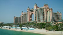 Palm Jumeirah island in Dubai 