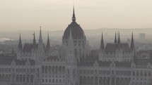 Budapest, Hungary - Hungarian Parliament Building Landmark Popular Tourist Destination - Gothic Revival style Renaissance Revival Architecture Dome