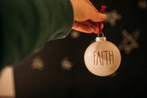 Faith ornament 