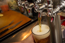 beer keg in a bar