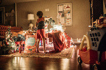 kids playing in a blanket fort 
