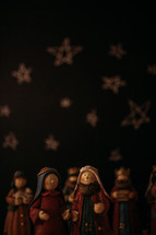 whimsical nativity scene 