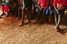 village children in Uganda 