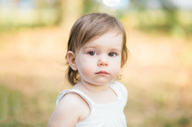 face of a toddler girl 