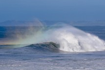 waves and sea spray 