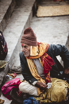 man in Nepal 