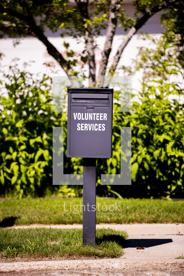 Volunteer services mailbox 
