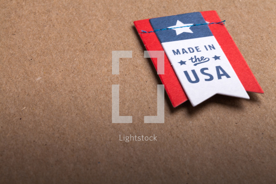 Made in the USA ribbon
