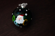 Green Christmas tree ball 